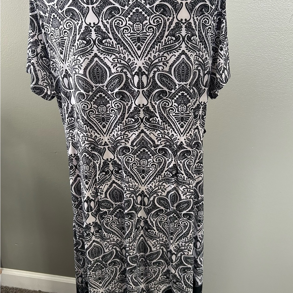Perception women’s size 2X V-neck pull on dress short sleeves‎ new with tags - Picture 4 of 8